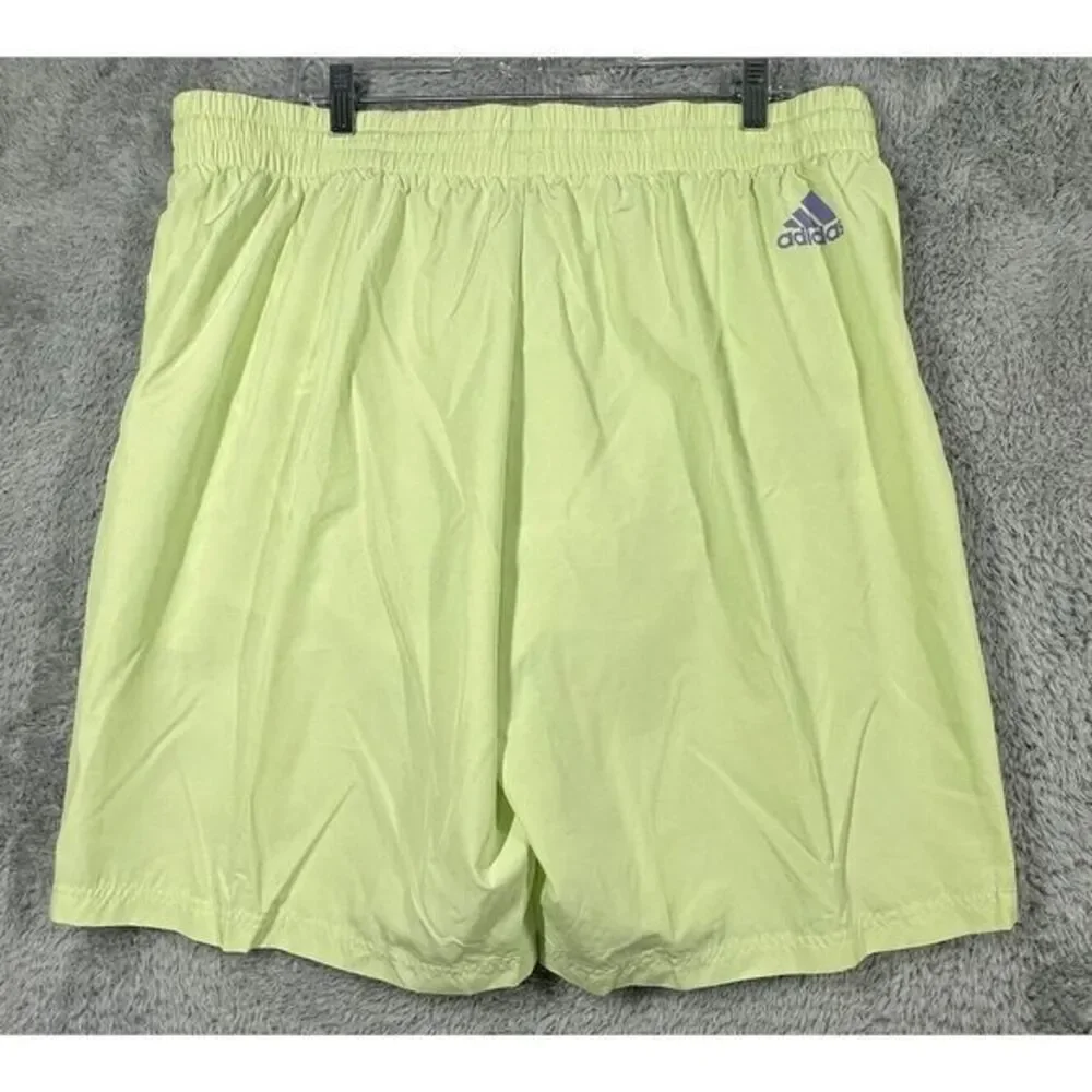 Adidas Shorts Mens Size 2XL Almost Lime‎ Multi Sport Athletic Short